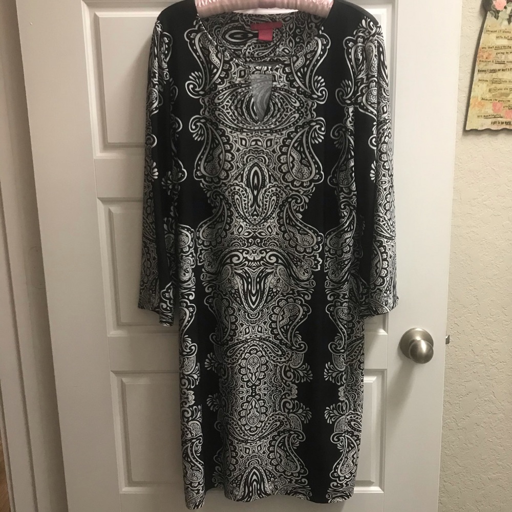 Black and white dress